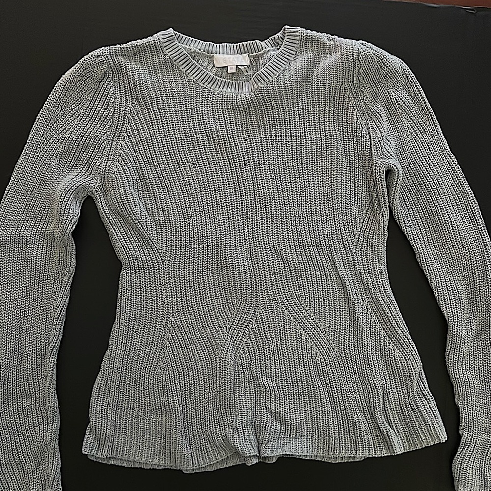 1. State Gray Knit Sweater, Size: Medium